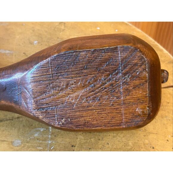 Vintage wooden hand carved ducks Signed Alvin Henriksen (5185) - Picture 9 of 10